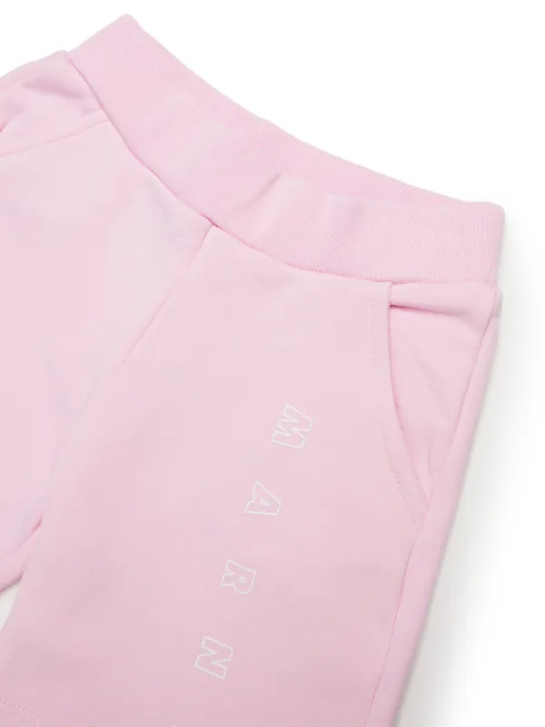 Marni Kids logo-print Shorts | Pink | FARFETCH