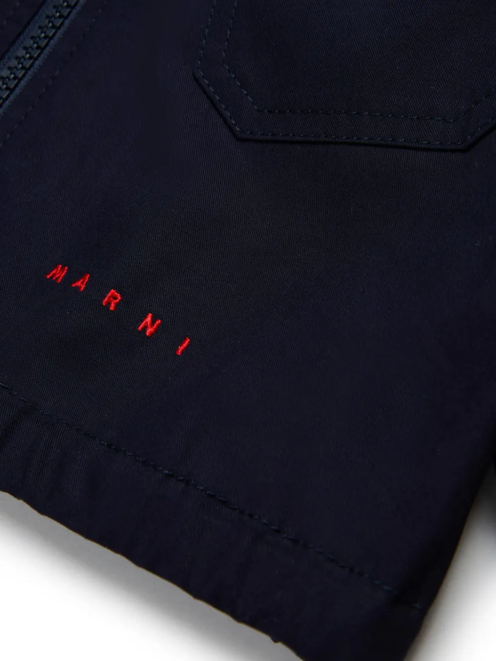 Marni Kids Jack met geborduurd logo Blauw