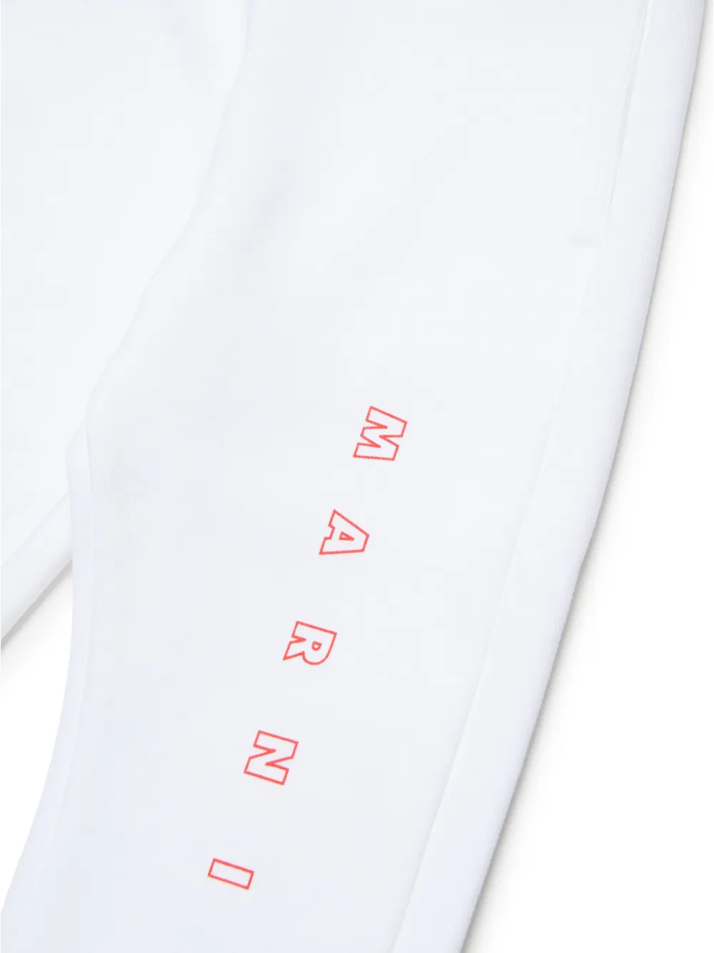 Marni Kids Trainingsbroek met logoprint Wit
