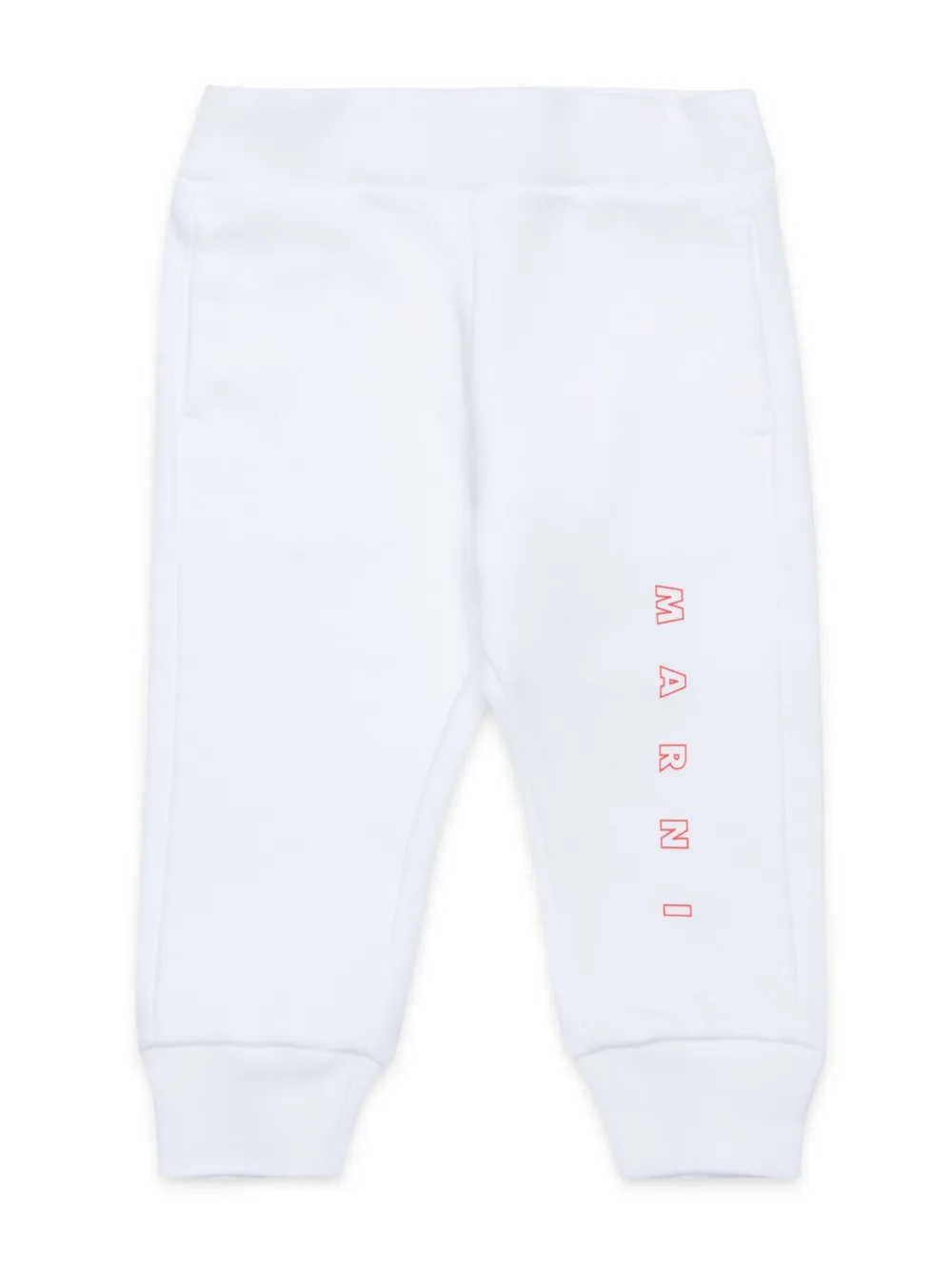 Marni Logo-print Track Pants In White