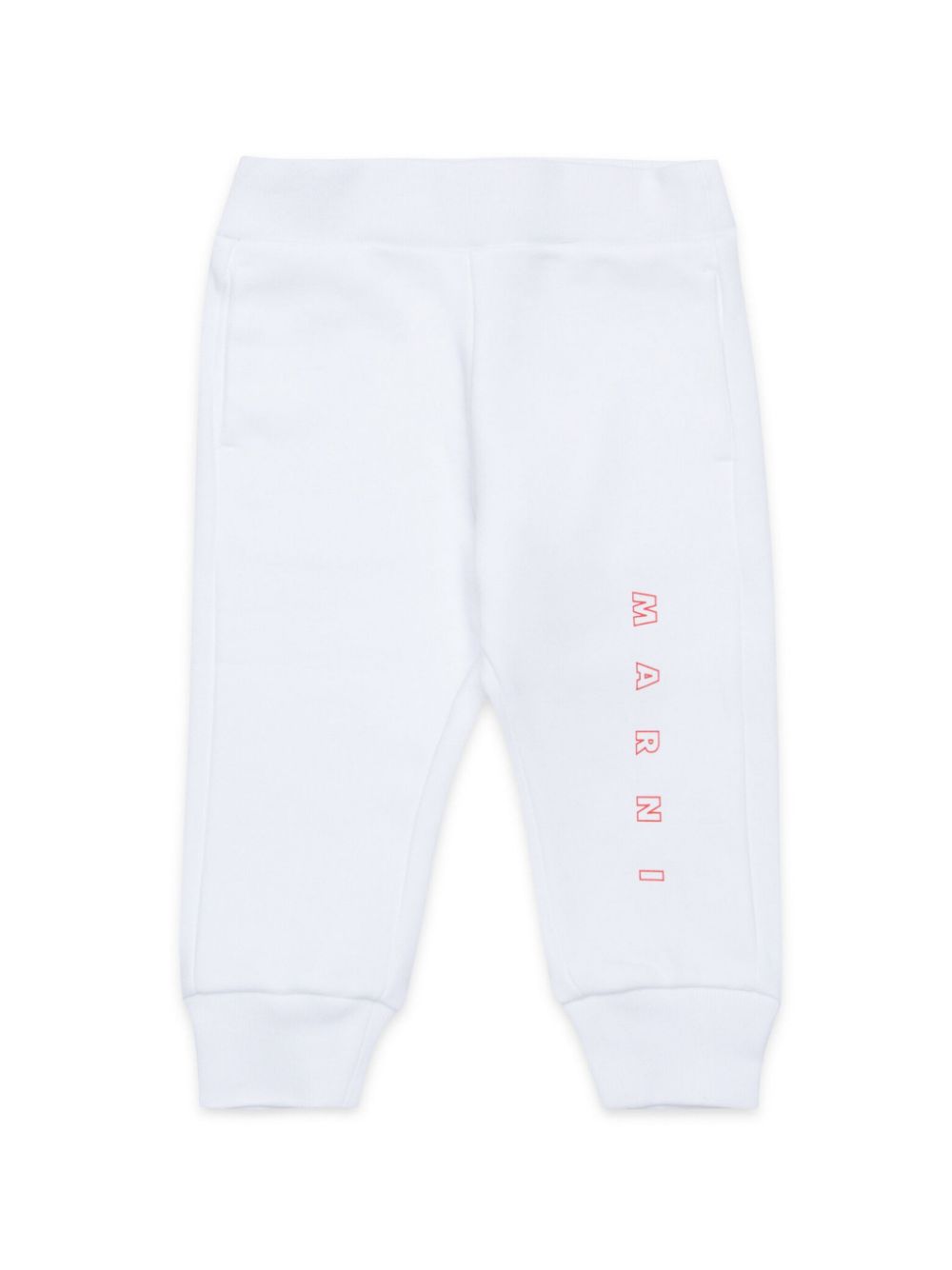 Marni Kids Trainingsbroek met logoprint Wit