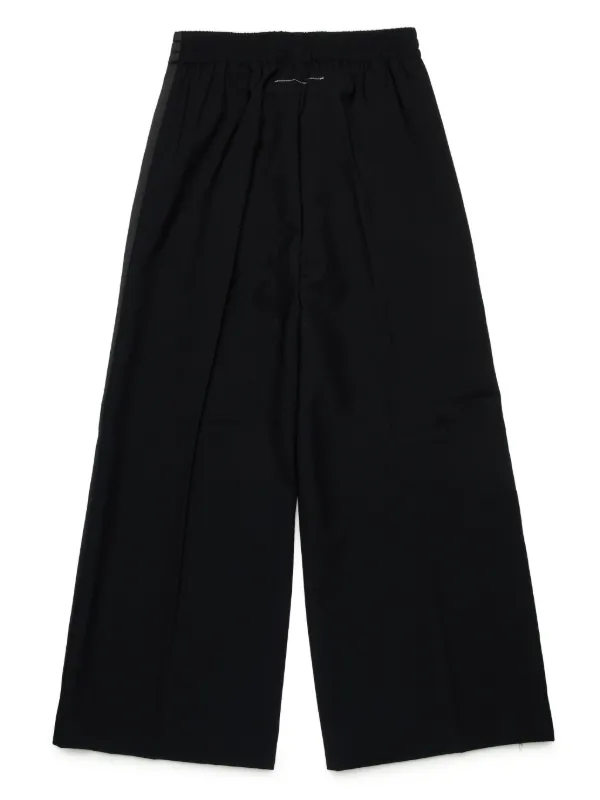 MM6 Maison Margiela Kids プリーツ パンツ | ブラック | FARFETCH JP