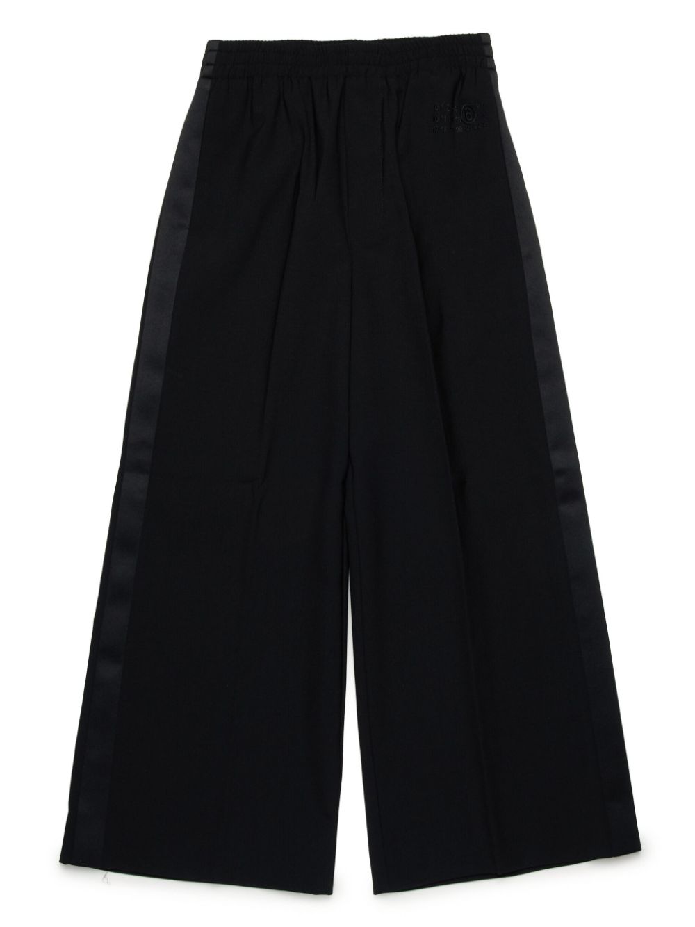 MM6 Maison Margiela Kids pleated trousers - Black