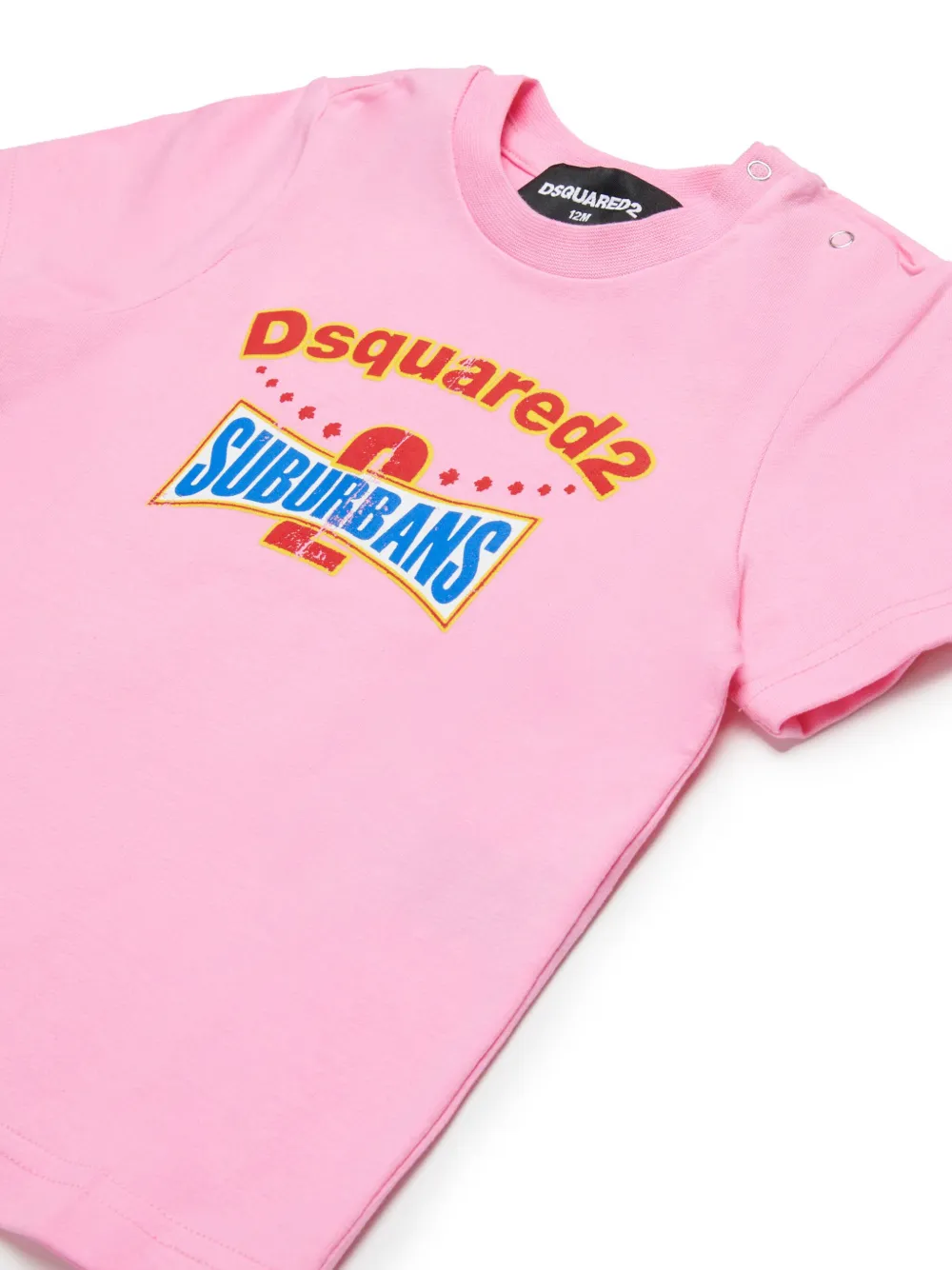 DSQUARED2 KIDS Shorts met logoprint Roze