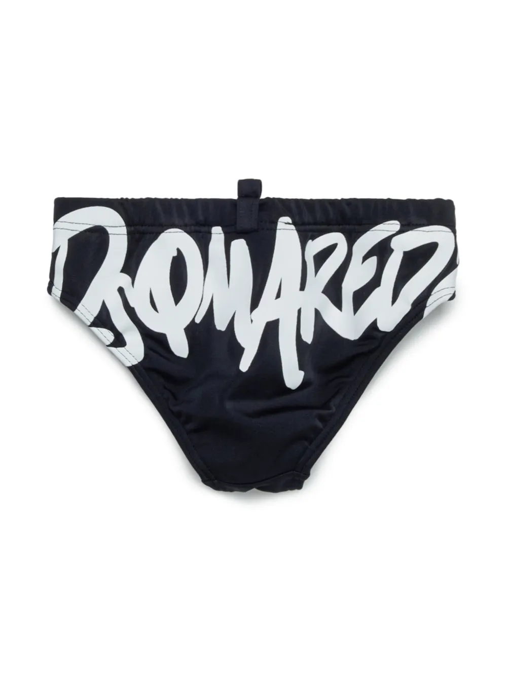 DSQUARED2 KIDS Zwembroek met logoprint - Zwart