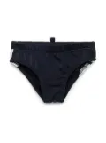 DSQUARED2 KIDS logo-print swim trunks - Black