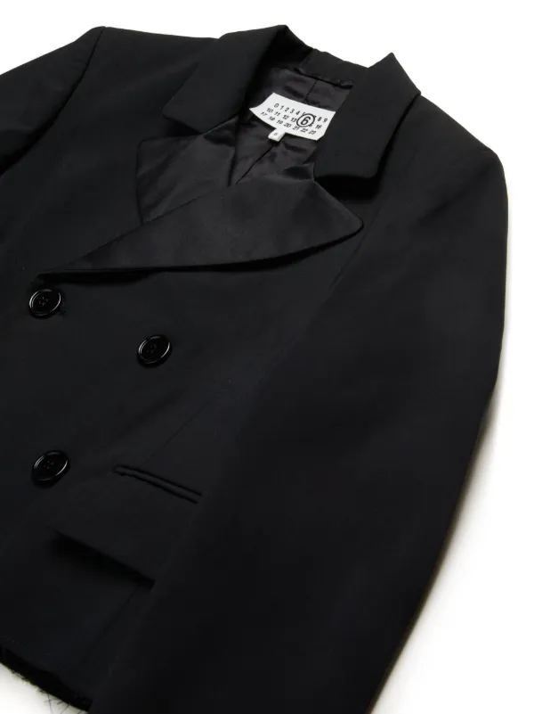 MM6 Maison Margiela Kids クロップドジャケット | ブラック