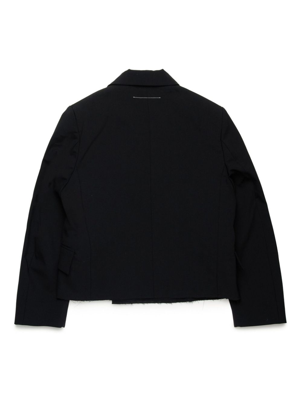 MM6 Maison Margiela Kids Cropped blazer - Zwart