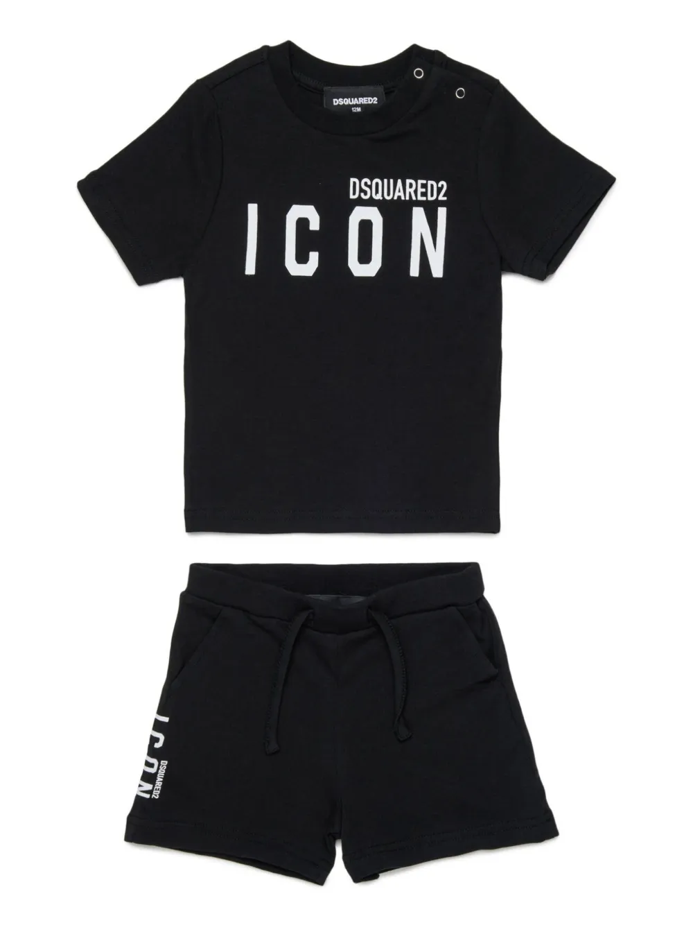 DSQUARED2 KIDS set Icon | negro | Image 1