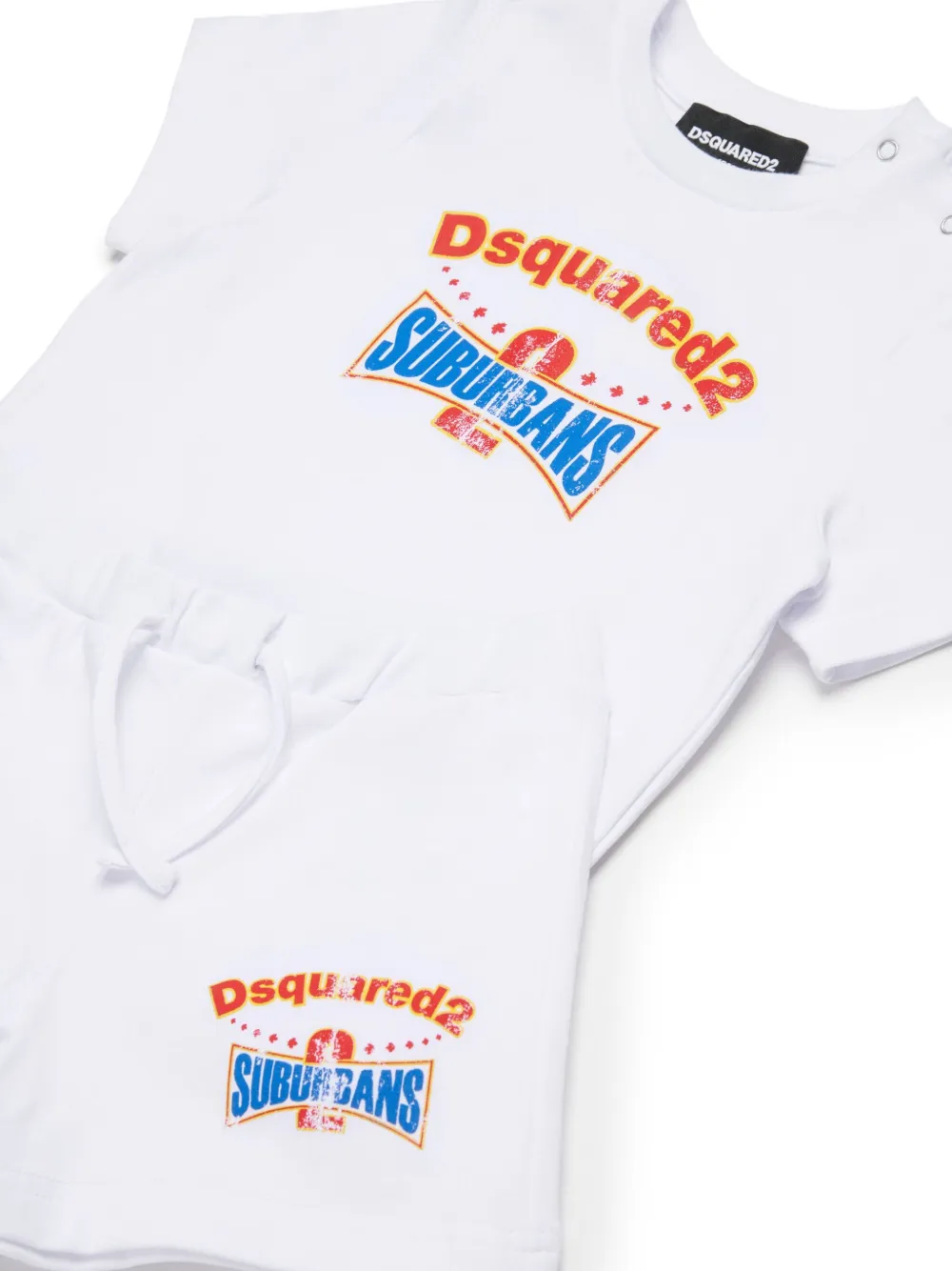 DSQUARED2 KIDS Set met logo Wit