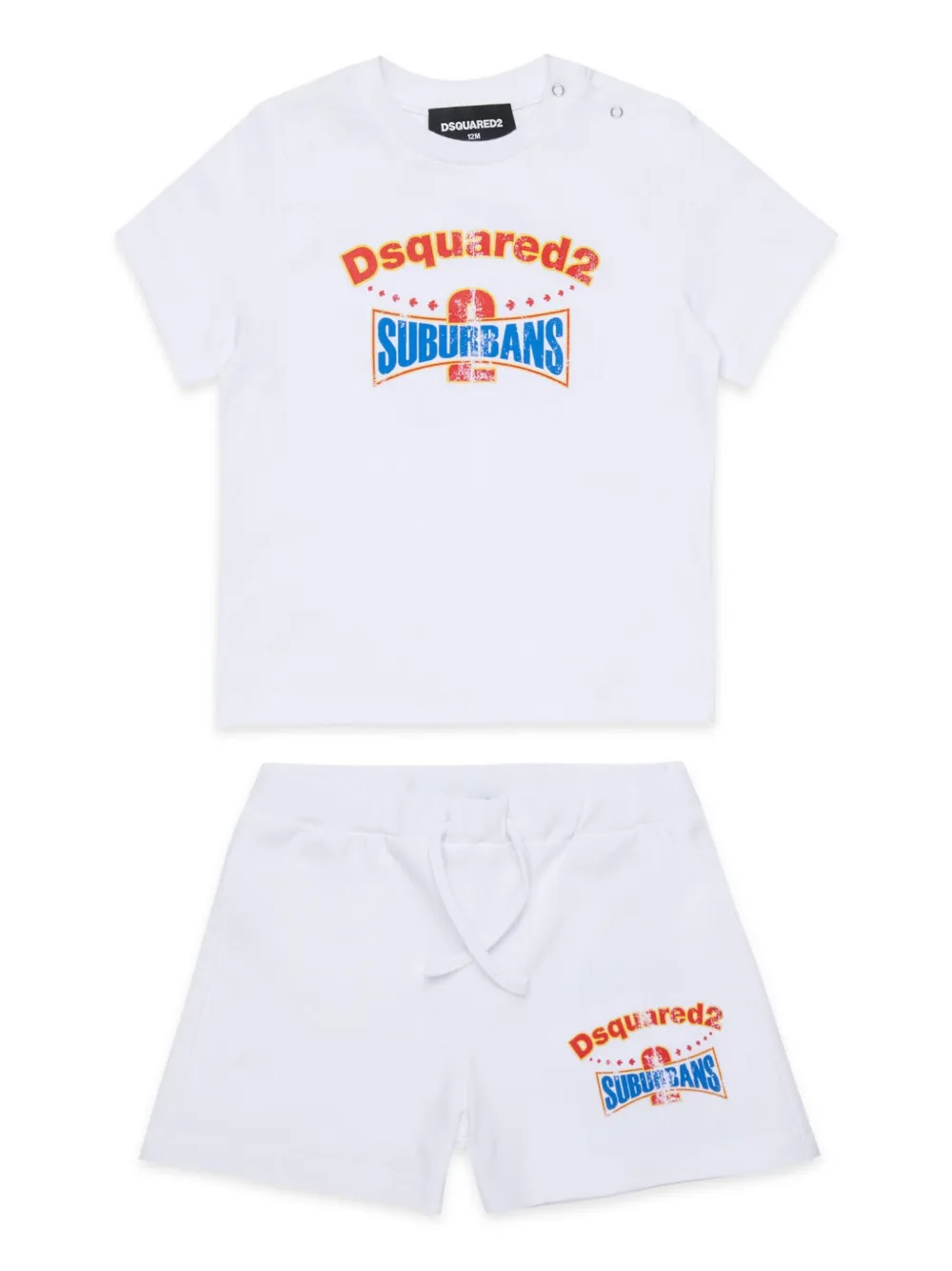 DSQUARED2 KIDS set con logo | blanco | Image 1