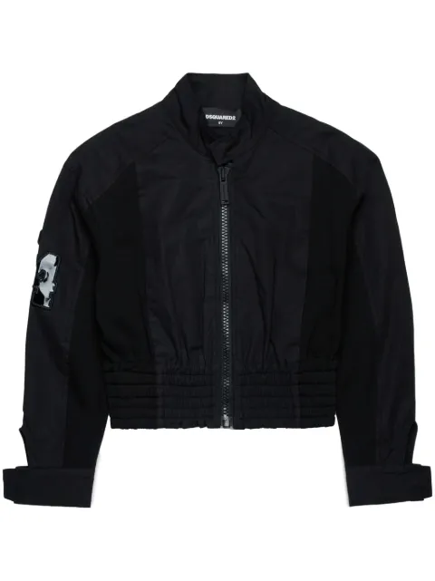 DSQUARED2 KIDS chamarra con aplique del logo
