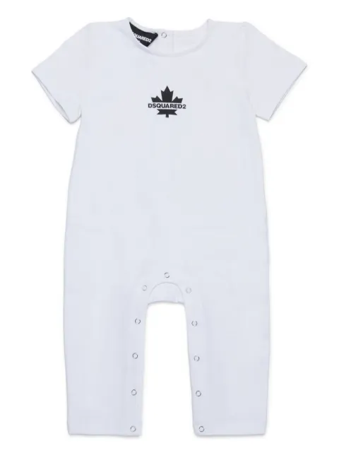 DSQUARED2 KIDS romper con logo estampado