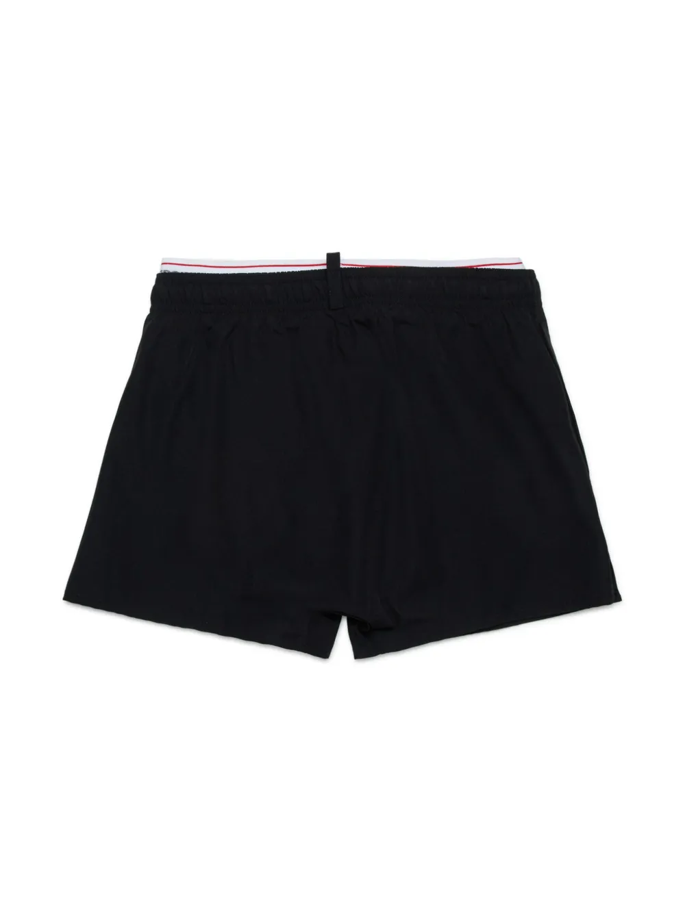 DSQUARED2 KIDS Zwembroek met logoband Zwart