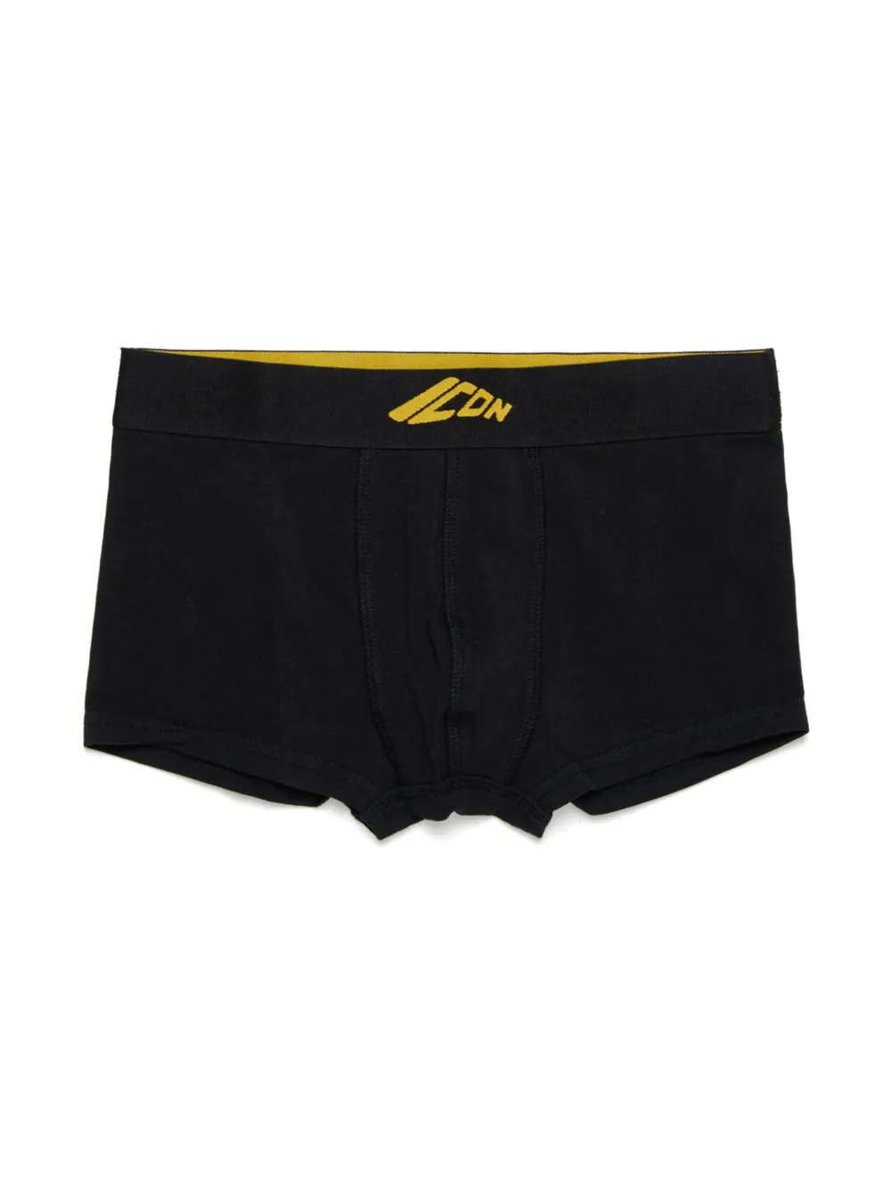 DSQUARED2 KIDS ロゴ ボクサーパンツ - ブラック DSQUARED2 KIDS ロゴ ボクサーパンツ - ブラック