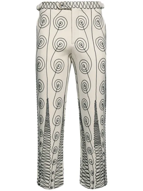 BODE Quillwork trousers