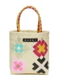 Marni Kids Blossom Macro tote bag - Neutrals