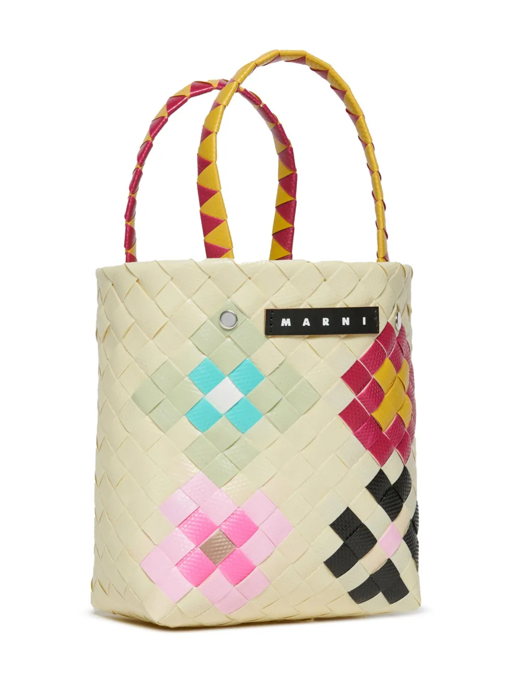 Marni Kids Blossom Macro shopper Beige