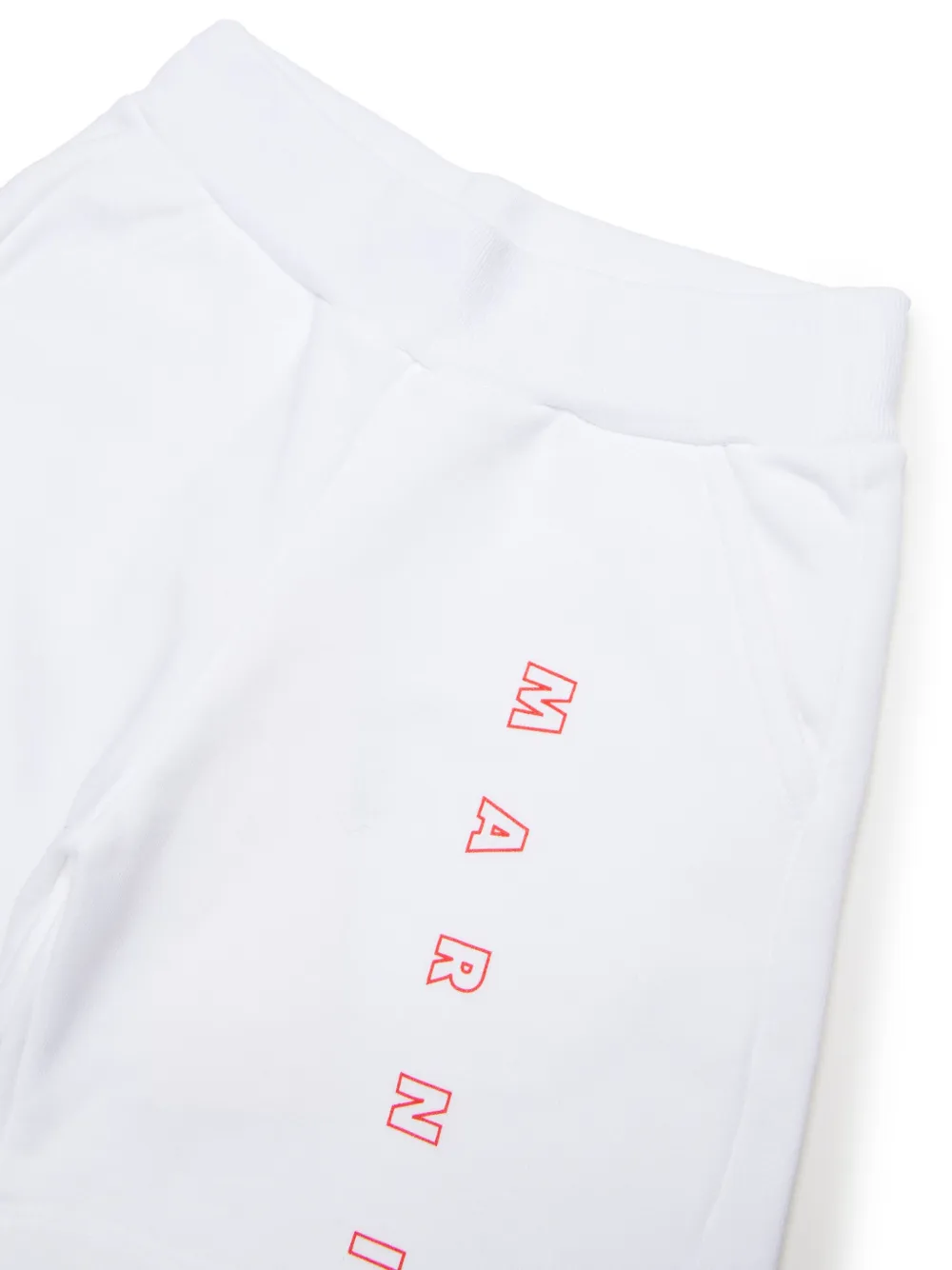 Marni Kids Shorts met logoprint Wit