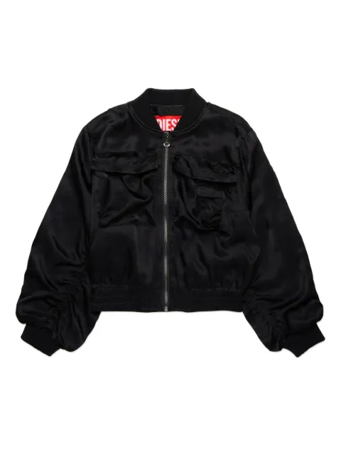 Diesel Kids satin bomber jacket