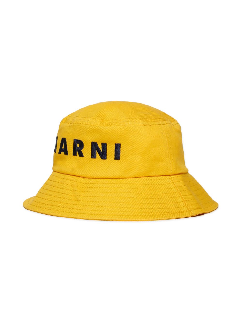 Marni Kids logo bucket hat - Yellow