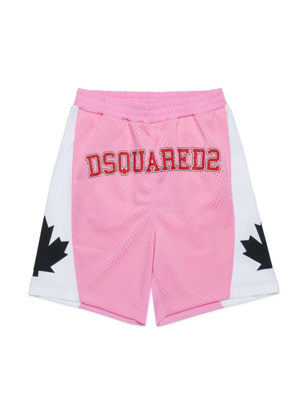 DSQUARED2 KIDS Shorts met logoprint Roze