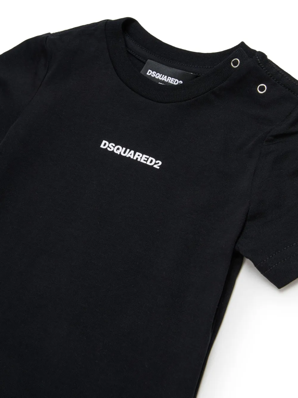 DSQUARED2 KIDS Katoenen T-shirt Zwart