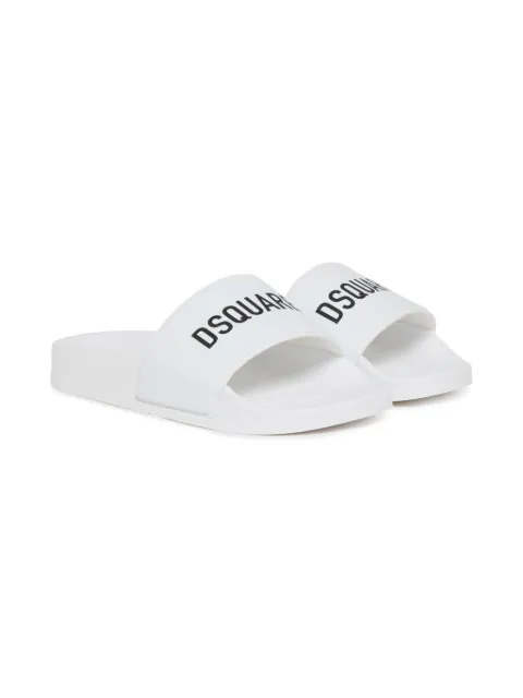 DSQUARED2 KIDS sandalias con logo estampado