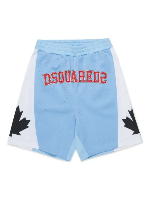 DSQUARED2 KIDS logo-print basketball shorts 