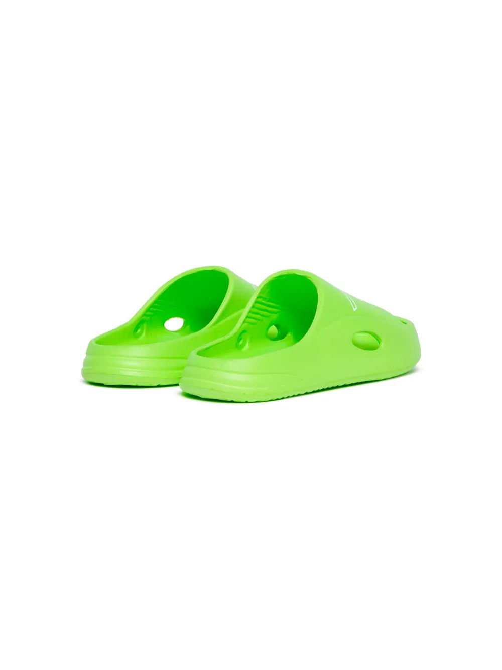 Diesel Kids logo-embossed slides HA571 GREEN