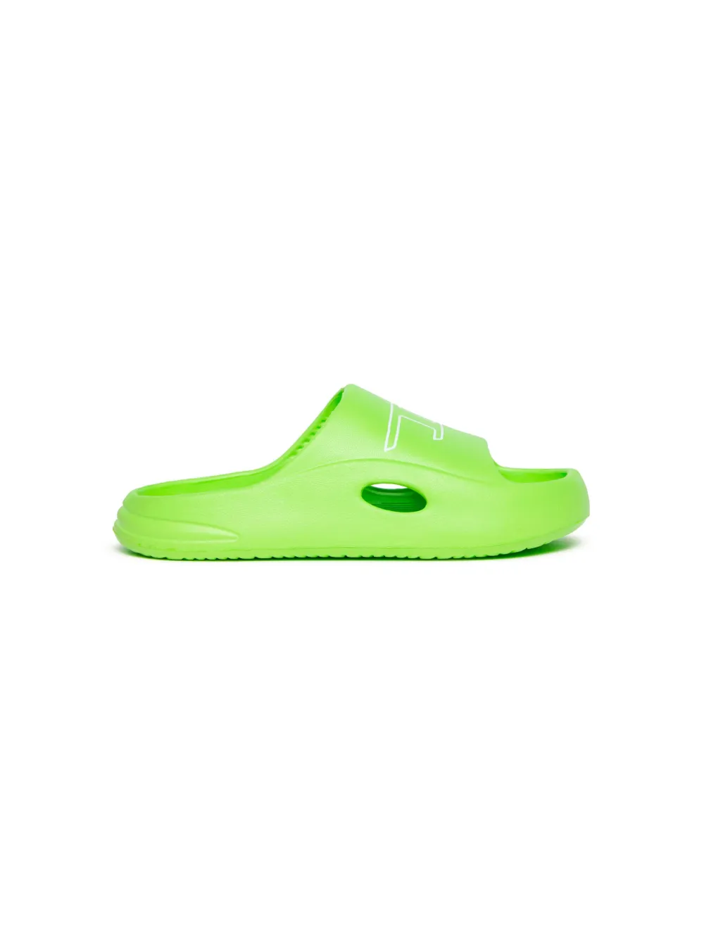 Diesel Kids Slippers met logo-reliëf - HA571 GREEN