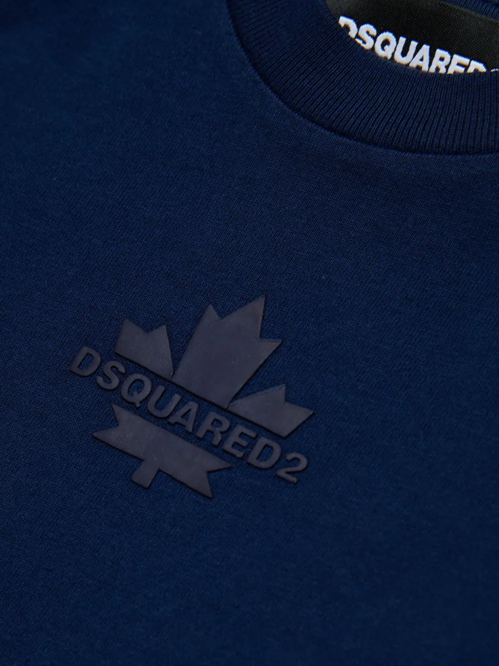 DSQUARED2 KIDS T-shirt met logoprint Blauw
