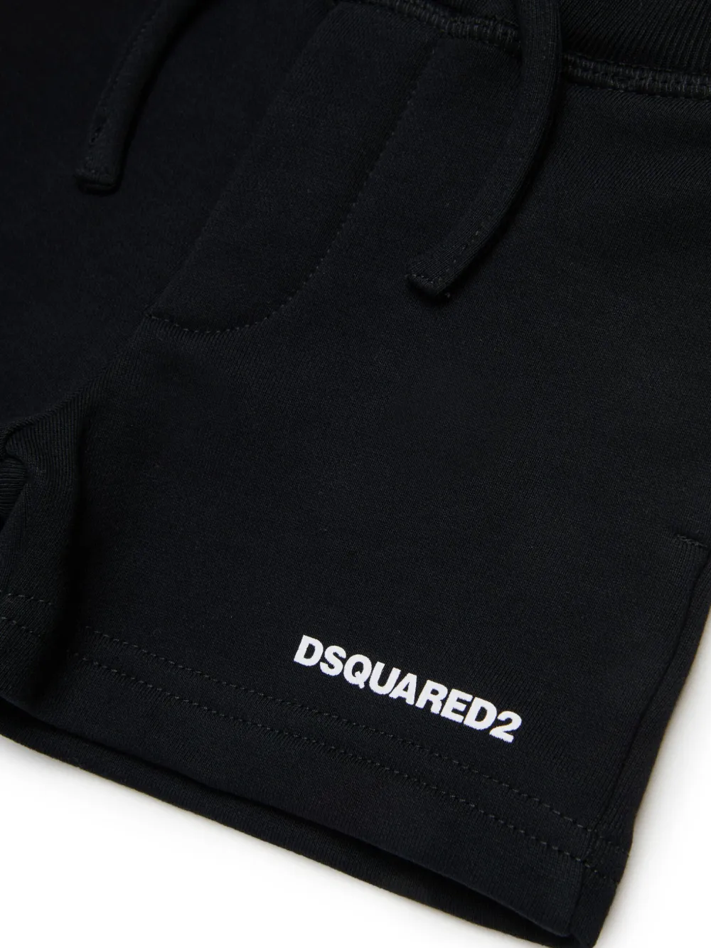 DSQUARED2 KIDS Shorts met logoprint Zwart