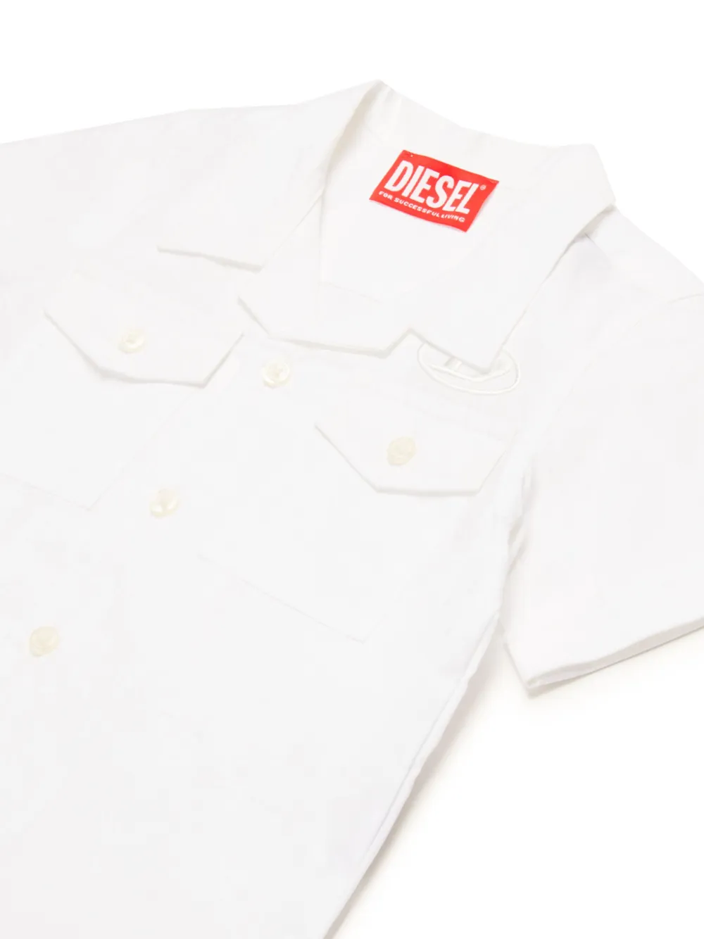 Diesel Kids Shirt met korte mouwen Wit
