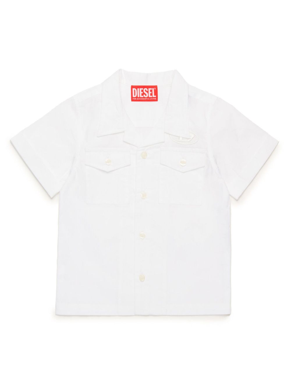 Diesel Kids short-sleeved shirt - White