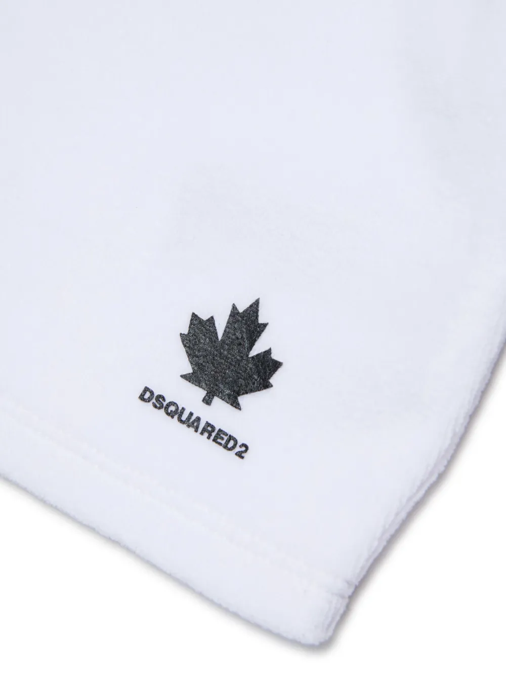 DSQUARED2 KIDS Poloshirt met esdoornpatroon Wit