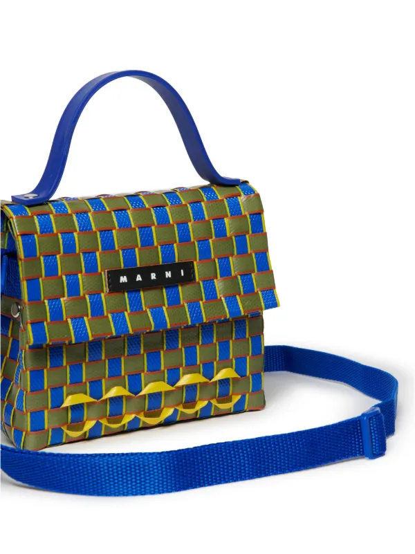 Marni Kids Joy Macro Shoulder Bag | Green | FARFETCH