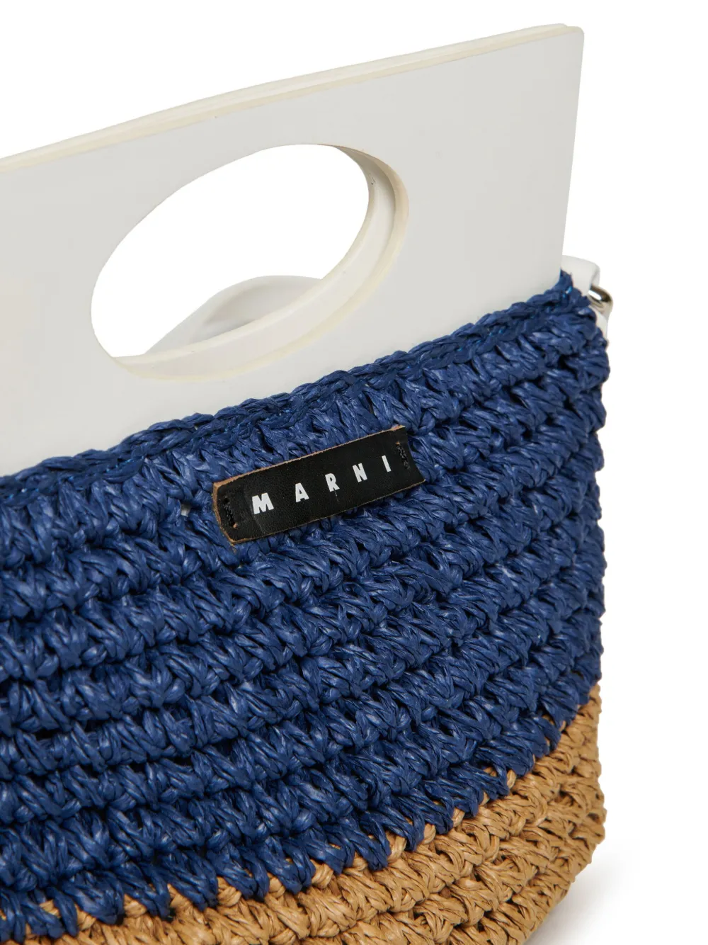 Marni Kids Raffia shopper Blauw