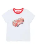 Diesel Kids firefighter truck print T-shirt - White