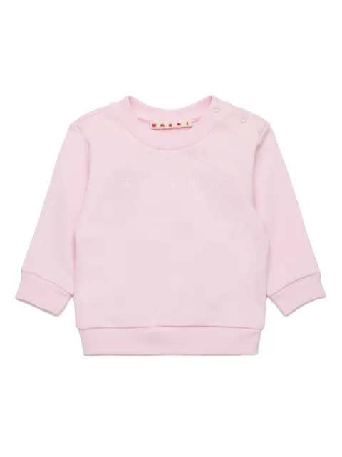 Marni Kids logo-print sweatshirt 