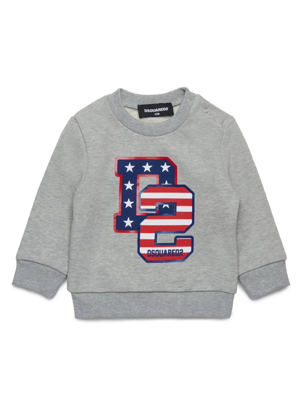 DSQUARED2 KIDS Sweater met logoprint Grijs