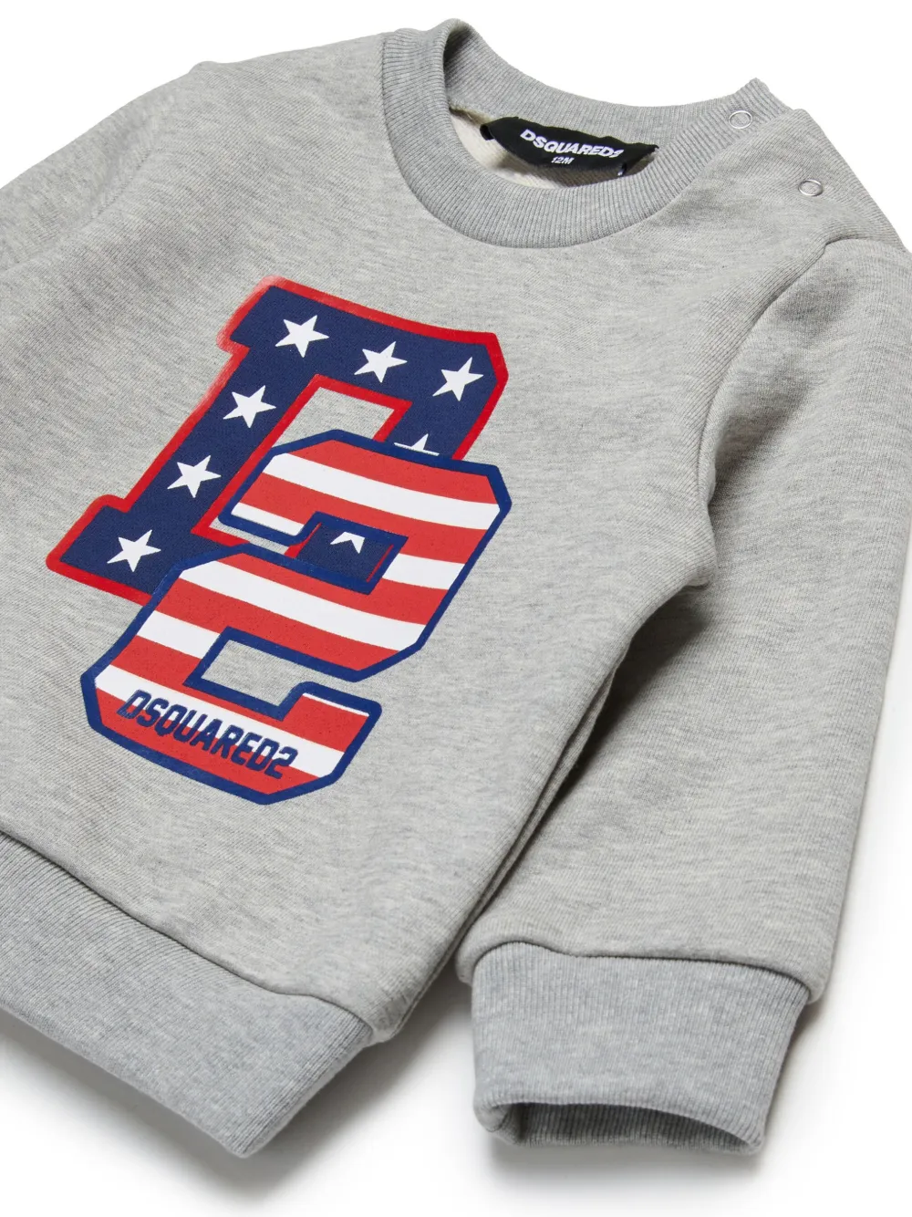 DSQUARED2 KIDS Sweater met logoprint Grijs