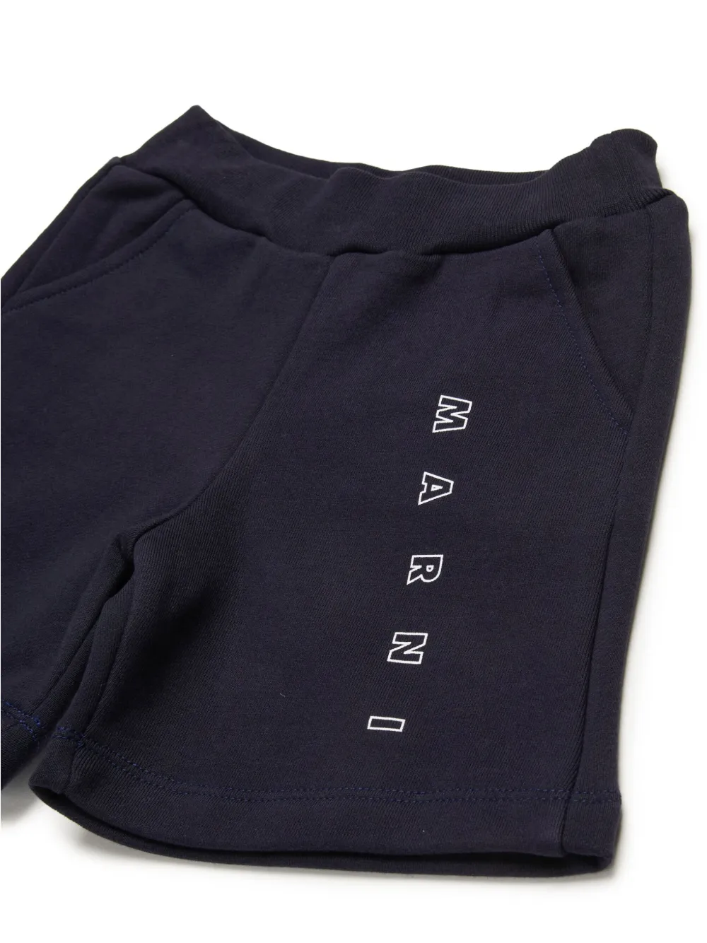 Marni Kids Shorts met logoprint Zwart