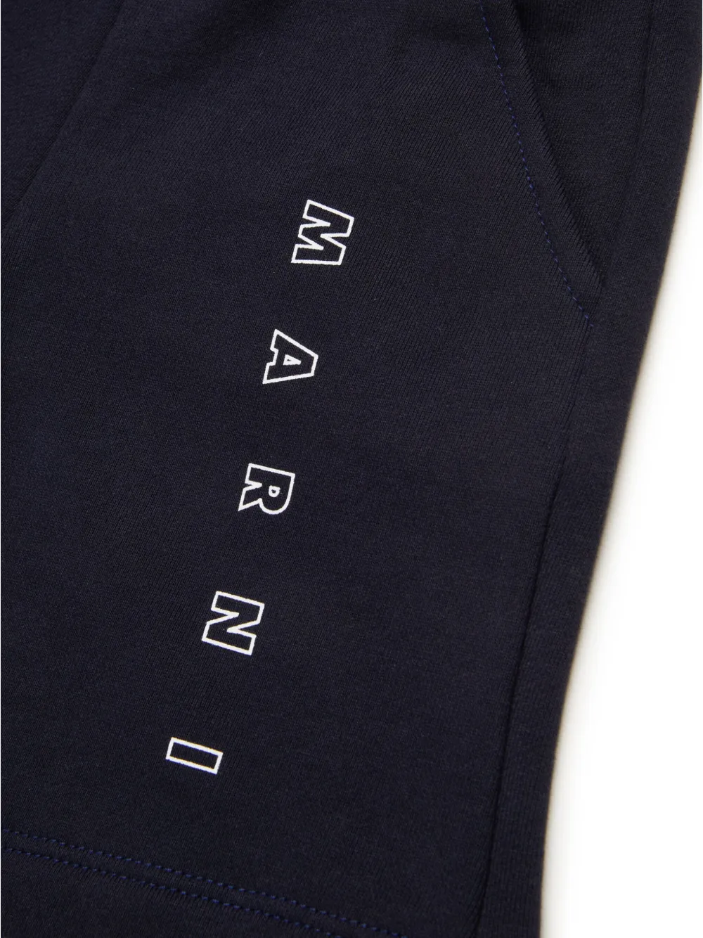 Marni Kids Shorts met logoprint Zwart