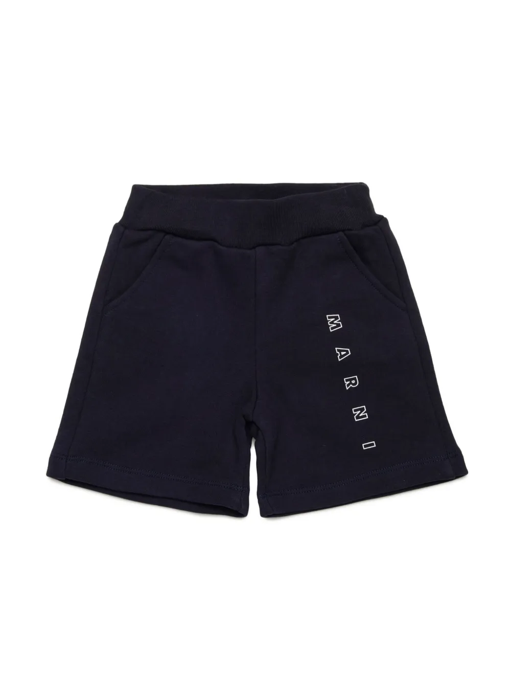 logo-print shorts