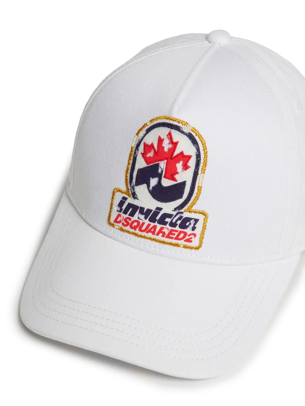 DSQUARED2 KIDS Pet met logoprint Wit
