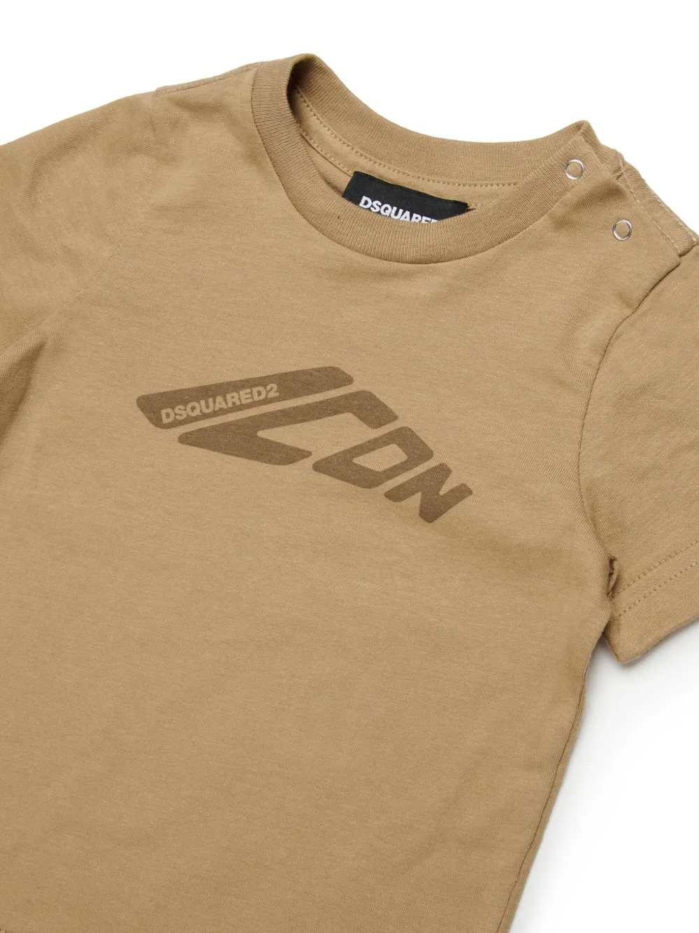 DSQUARED2 KIDS T-shirt met print Beige