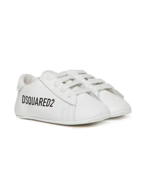 DSQUARED2 KIDS tenis con logo estampado