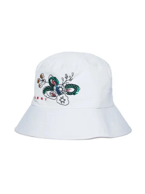 Marni Kids sequin-embellished bucket hat