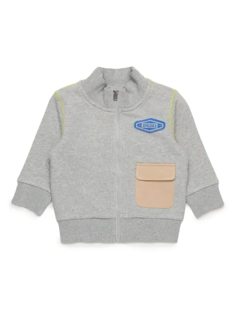Diesel Kids Sweatshirt mit Reißverschluss